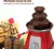 Cascada Fuente De Chocolate 3 Pisos Fondue Electrica Color Rojo - SolucionesHomeArg