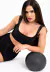 Short Cintura Alta com Cardaço Fake + Cropped Preto Alça Dupla Conjunto Fitness | REF: CCA7 - BerryFit