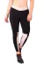 Calça Faixa Chocolate Cintura e Perna Legging Fitness Preto | REF: LC53 - BerryFit