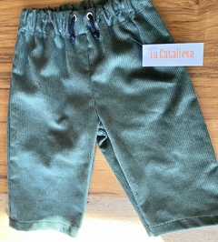 Pantalón corderoy y tachas - comprar online