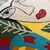 Dunxdeco capa de almofada decorativa fronha pintura abstrata design nacional fio - loja online