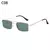 2023 Moda Retângulo Rimless Óculos Quadrados Vintage Óculos De Luxo Design Un - comprar online