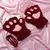 Luvas femininas adoráveis sem dedos 1 par, luvas de pelúcia para gato macio e - lojas Vitoria 777