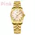 Chenxi feminino ouro & prata clássico relógio de quartzo feminino elegante - lojas Vitoria 777