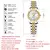 Chenxi feminino ouro & prata clássico relógio de quartzo feminino elegante - comprar online
