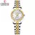 Chenxi feminino ouro & prata clássico relógio de quartzo feminino elegante na internet