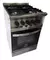 Cocina Versatil 55 Cm Puerta De Vidrio - Acero Inox Fornax