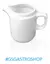Cremera Chica Porcelana Blanca Tsuji 75 Ml - comprar online