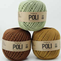 Fio POLI 5mm-FISCHER-100% Poliéster (200metros)-Aprox. 400gr