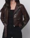 Jaqueta de Couro Oversized