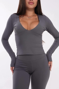 Cropped Antonella - Efeito Silicone - loja online