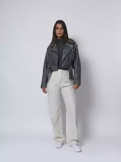 Jaqueta de Couro Oversized - loja online