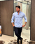 MANGA LONGA OXFORD TINTURADA - Cabide Masculino