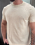 CAMISA GOLA REDONDA COM FRISO NO OMBRO