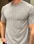 CAMISA GOLA REDONDA COM FRISO NO OMBRO - loja online