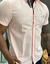 CAMISA CURTA OXFORD TINTURADA