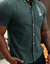 CAMISA CURTA OXFORD TINTURADA - loja online