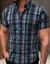 CAMISA MANGA CURTA XADREZ CORAL - comprar online