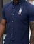 CAMISA CURTA OXFORD TINTURADA - comprar online