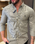 CAMISA MANGA LONGA XADREZ ROMA