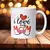 Taza de cafe única que expresa amor con la frase 'Amo a mi mamá'