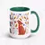 Taza cafe de 15 oz con diseño de zorro- tres estilos a escoger- Ideal para Amantes de los animales en internet