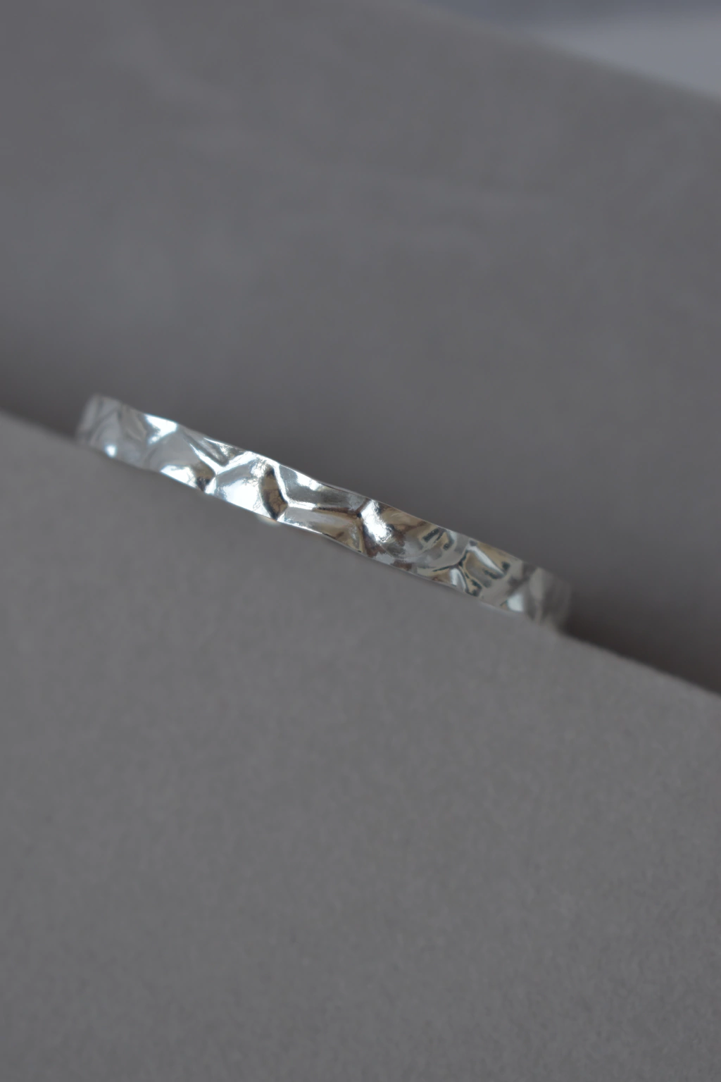 Bracelete Chapa Orgânico Prata