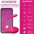 Vibrador Bluetooth Controle no celular a Distância via App 9 modos de vibração;Recarregável via usb TD-MUSICA na internet