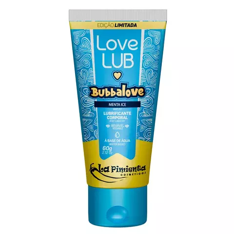 Love Lub Bubbalove Ice Lubrificante Corporal Beijável 60g