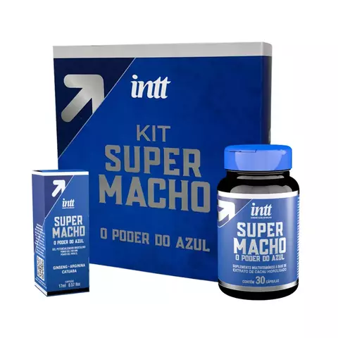 Kit Super Macho com 1 Super Macho com 30 Cápsulas e 1 Super Macho Gel 17 ml