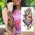 Tatuaje temporal de Rosas y Peonias en acuarela - Toma y Dame Venezuela