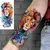 Imagen de Tatuaje temporal de Rosas y Peonias en acuarela