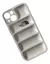 FUNDA PUFFER THE NORTH FACE IPHONE 14 PLATEADA