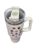 Termo de acero inoxidable color blanco Luchadores - comprar en línea
