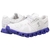 Imagen de Tenis On Cloud Running Cloud 5 color blanco con suela de goma azul