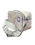 Bolsa chica Crossbody GUESS color blanco con letras de colores en internet