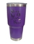 Termo de acero inoxidable color morado, Gato Risón - comprar en línea