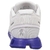 Tenis On Cloud Running Cloud 5 color blanco con suela de goma azul en internet