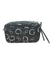 Bolsa chica Crossbody GUESS negro con letras grises - tienda en línea