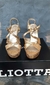 Sandalias Cuero Katy oro - IRENA