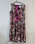 Vestido sem manga estampado
