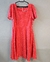 Vestido com estampa de bolinhas