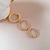 Brinco Mia P Dourado - comprar online