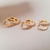 Trio Dalia Cravejado Dourado