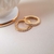 Trio Dalia Cravejado Dourado - comprar online