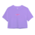 Polera Crop Voy a Entrenar - Lavanda - comprar en línea