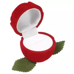 Estojo veludo rosa