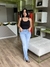 Calça Wide Leg c/ Abertura na letareal na internet