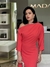 Vestido Alf Crepe Dec Canoa Assimentrica - loja online