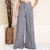Calça Pantalona de Linho Cinza Claro